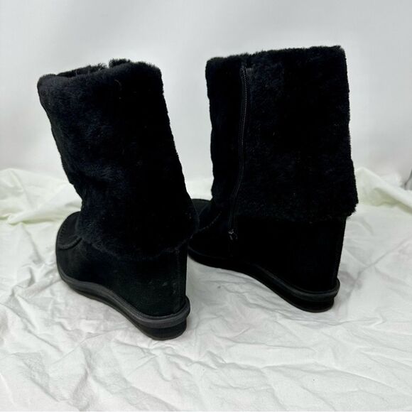 Napoleoni Wedge Zip-up Booties- Size 8 - Picture 4 of 14